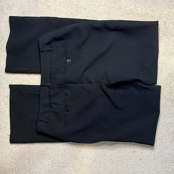 Talbots Pants Raleigh Dress Business Trousers Cotton Blend Women's Black Size 6 - Picture 5 of 7
